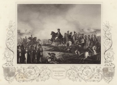 Le duc de Wellington et son état-major à Waterloo - G.W. Terry